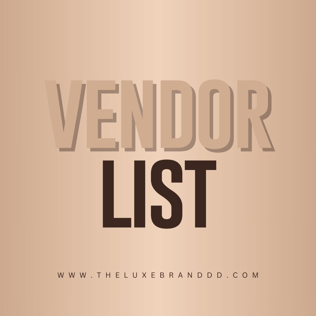 Vendor List